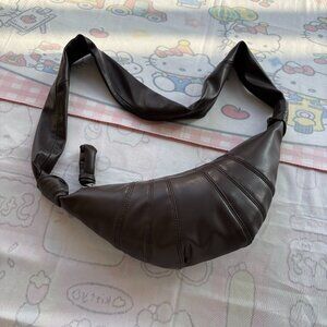 Lemaire Croissant Lambskin Brown Croissant Bag
